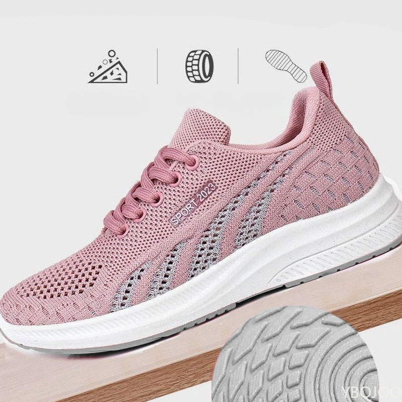 Breathable Mesh Athletic Shoes - Duże Rozmiary Wiosenno-Jesienne Modne Nowe Lekkie