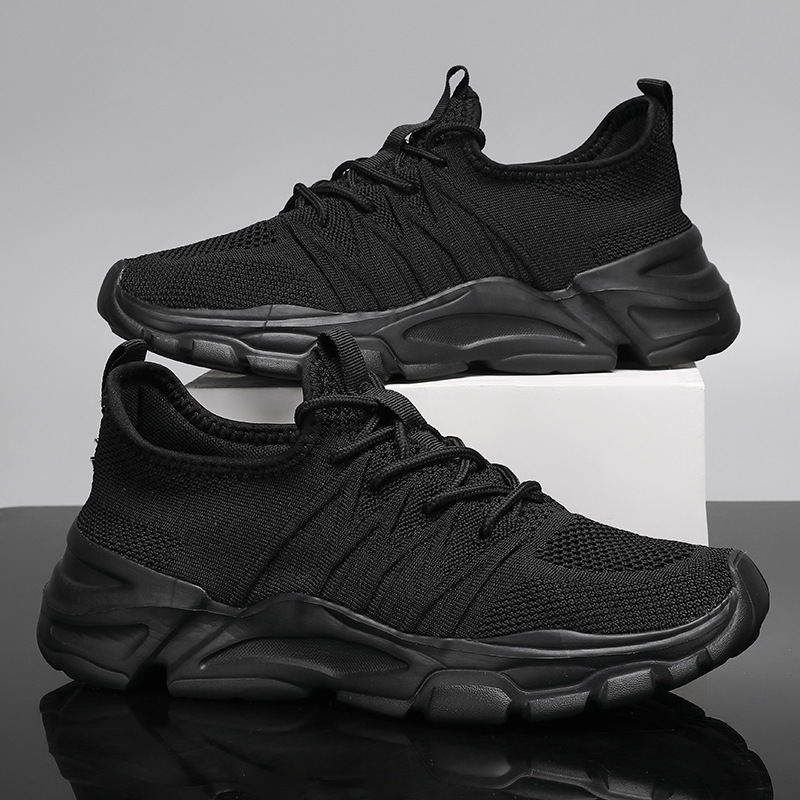 Shock Absorbing Gym Trainers - Męskie buty sportowe, lekkie sneakersy z