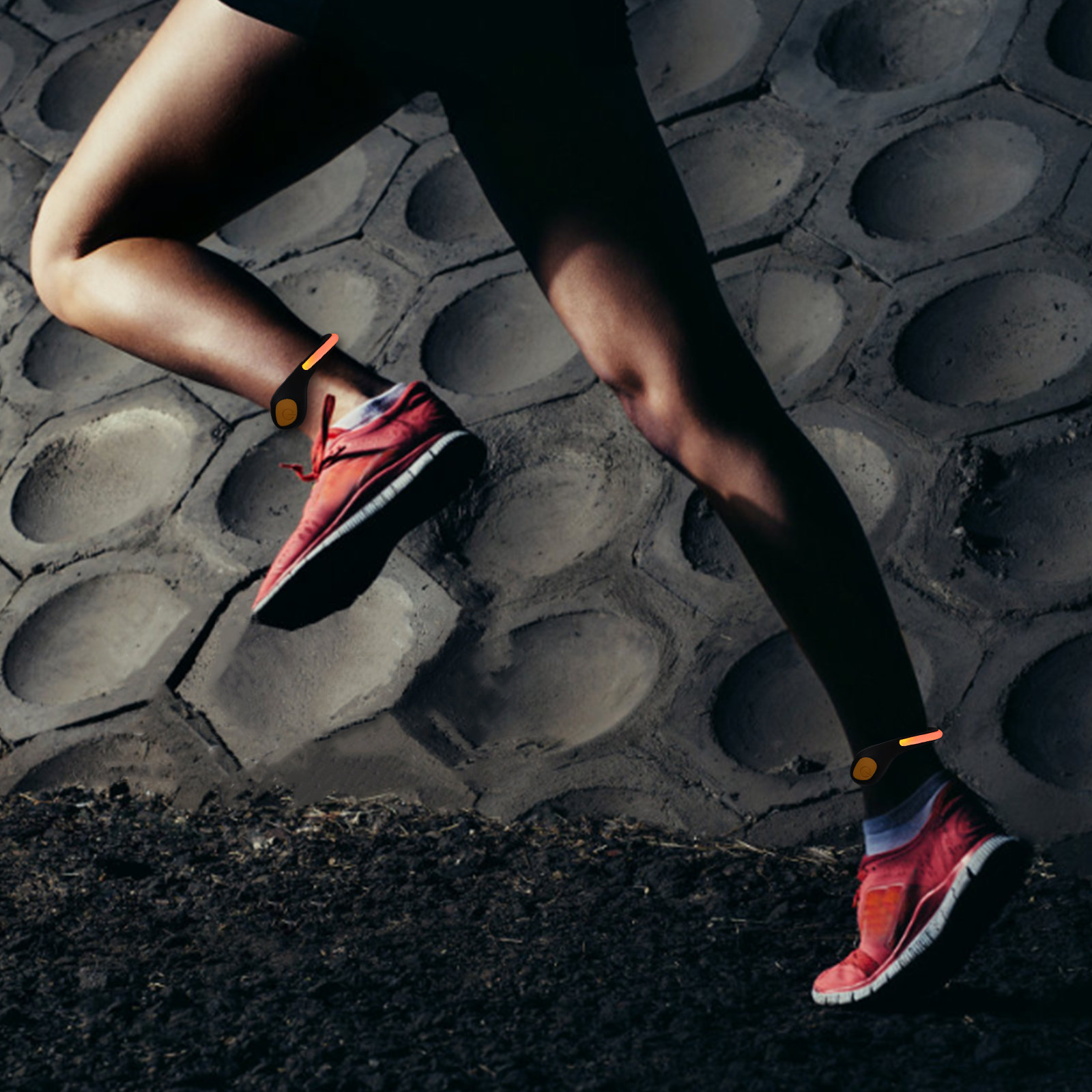 Reflective Night Running Shoes - 2 szt. LED-owe odblaskowe klipsy do