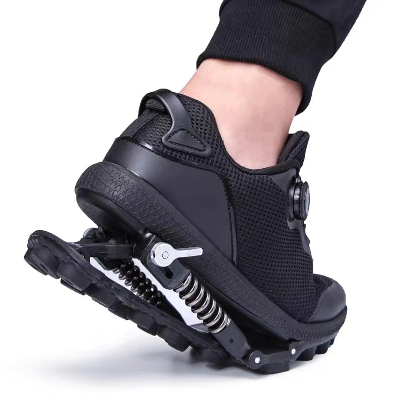 Women'S Shoes - Buty mechaniczne ze stalowymi sprężynowymi sznurowadłami,