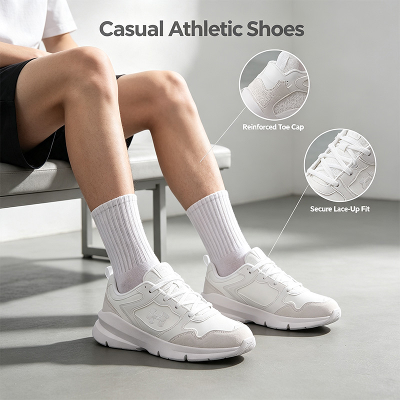 Air Cushion Jogger Shoes Men - Under Armour Jogger Minimalistyczne, uniwersalne, dopasowane,