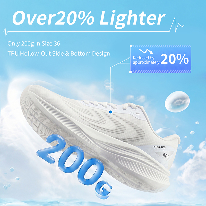 Reflective Night Running Shoes - Buty do biegania CIERSES, oddychające, męskie,