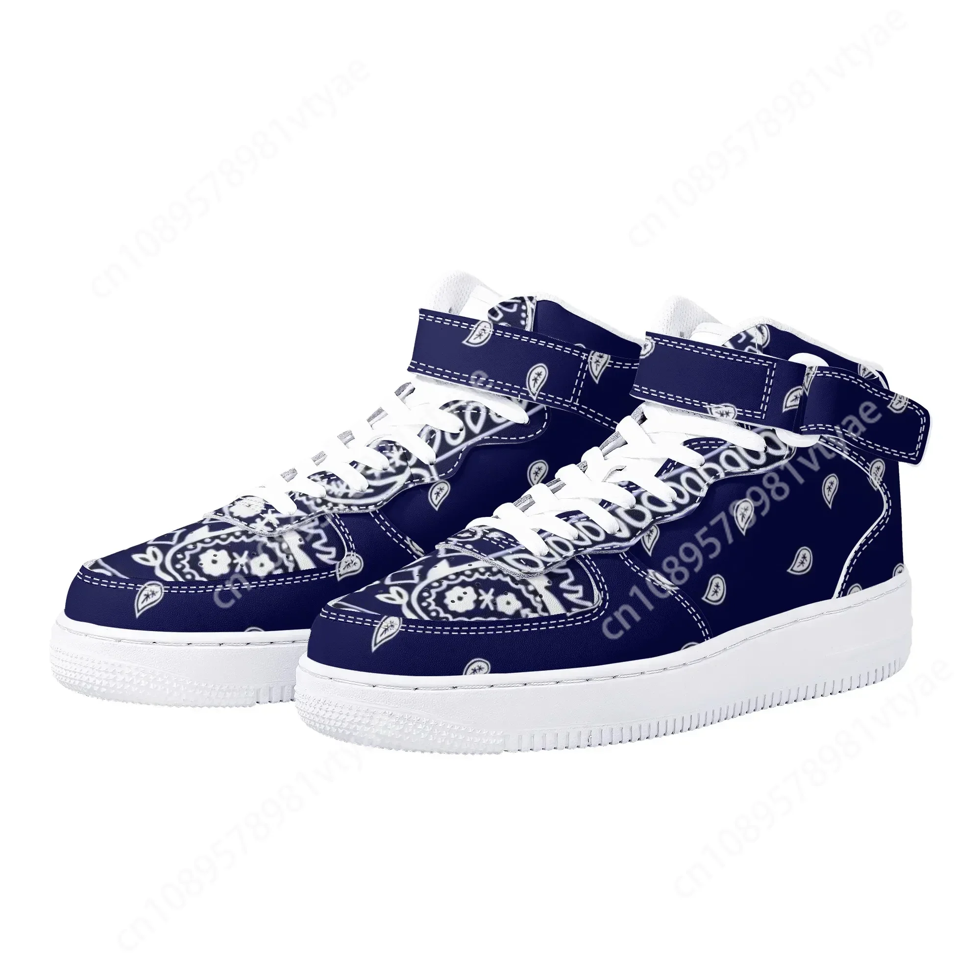 Breathable Mesh Athletic Shoes - Nowości Bandana Print Męskie trampki do