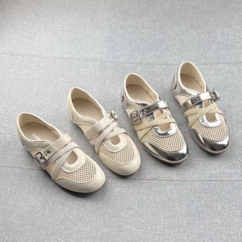 Women'S Shoes - Nowe, tkane, ażurowe sneakersy z łączonych