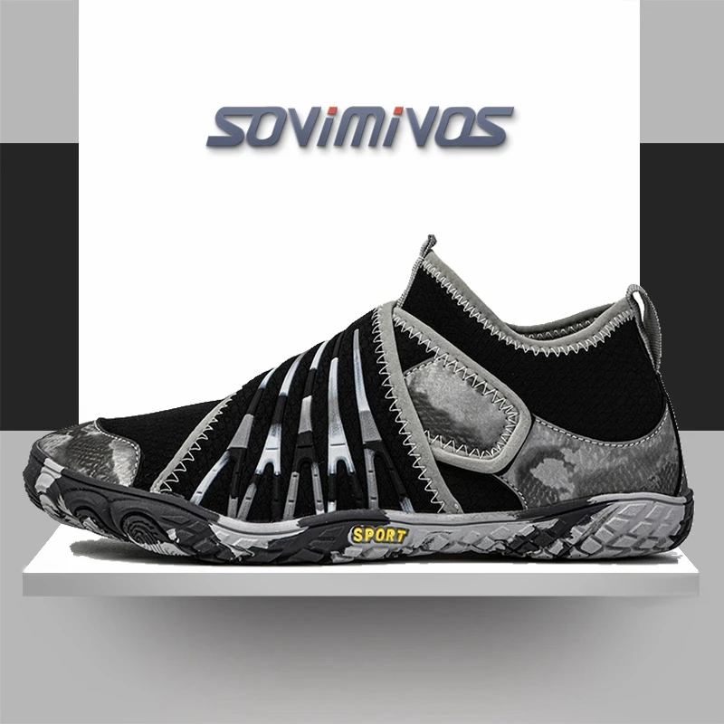Wide Toe Box Running Sneakers - Męskie buty barefoot z zerowym dropem,