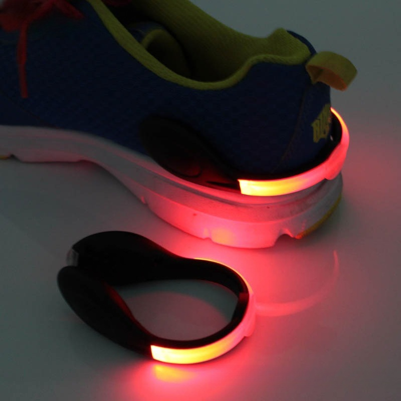 Reflective Night Running Shoes - 1 szt. Odblaskowa lampka ostrzegawcza LED