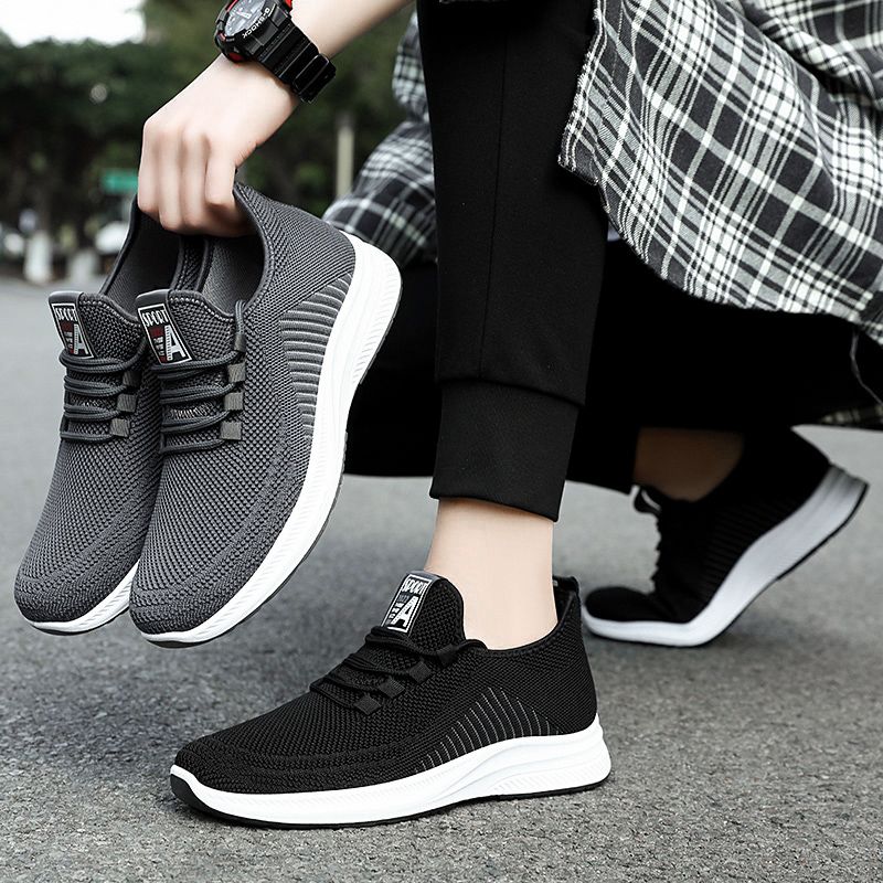 Breathable Mesh Athletic Shoes - Męskie oddychające buty sportowe na lato