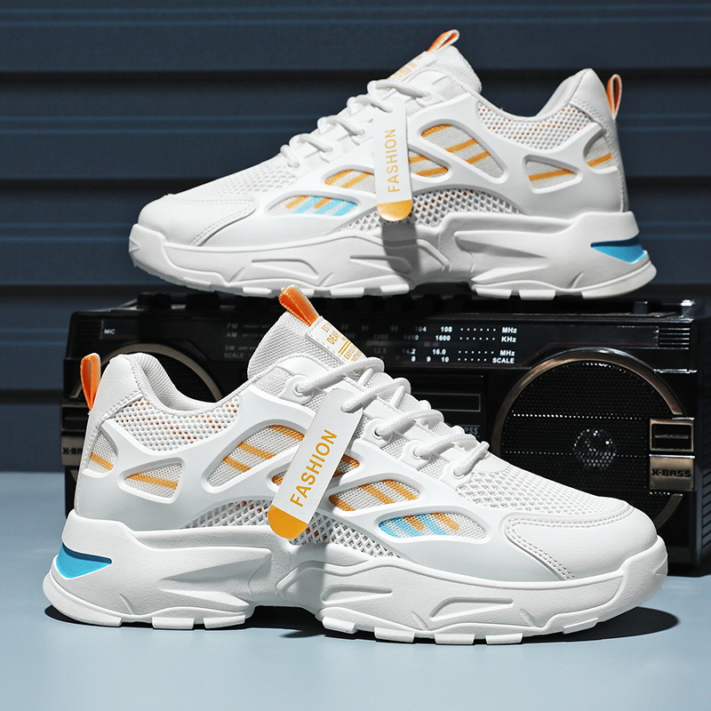 Shock Absorbing Gym Trainers - Buty sportowe na platformie ze sznurowaniem,