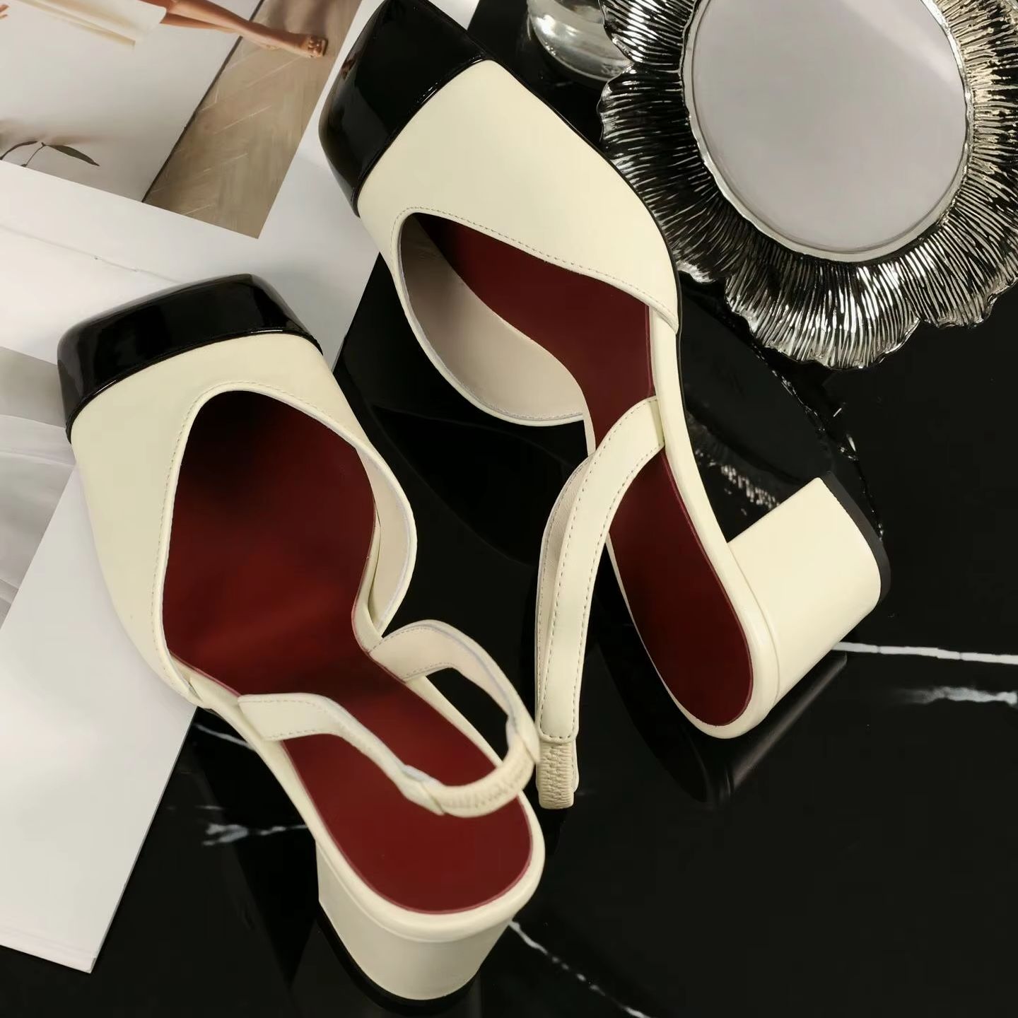 Damskie czółenka z paskiem na  – Sandals recenzja i cena
