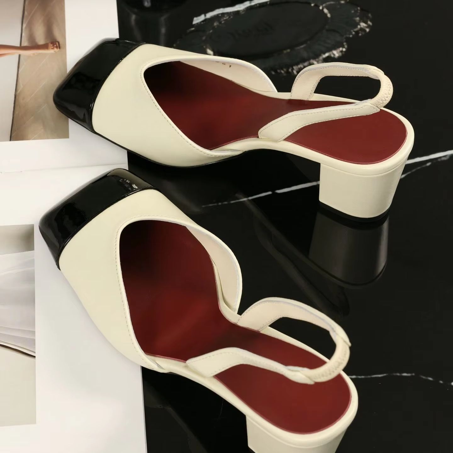 Damskie czółenka z paskiem na  – Sandals recenzja i cena