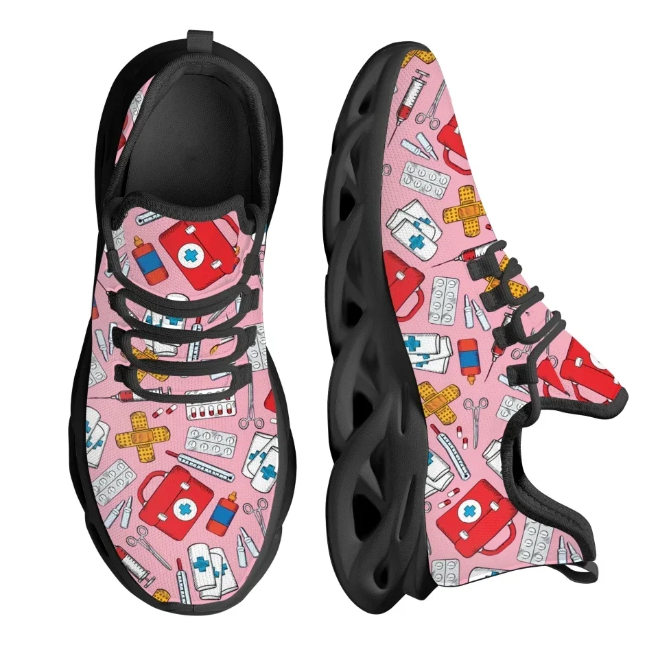 Wykonane na zamówienie czerwon – Knit Fabric Lace Up Sneakers recenzja i cena