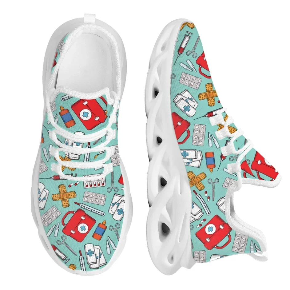 Wykonane na zamówienie czerwon – Knit Fabric Lace Up Sneakers recenzja i cena