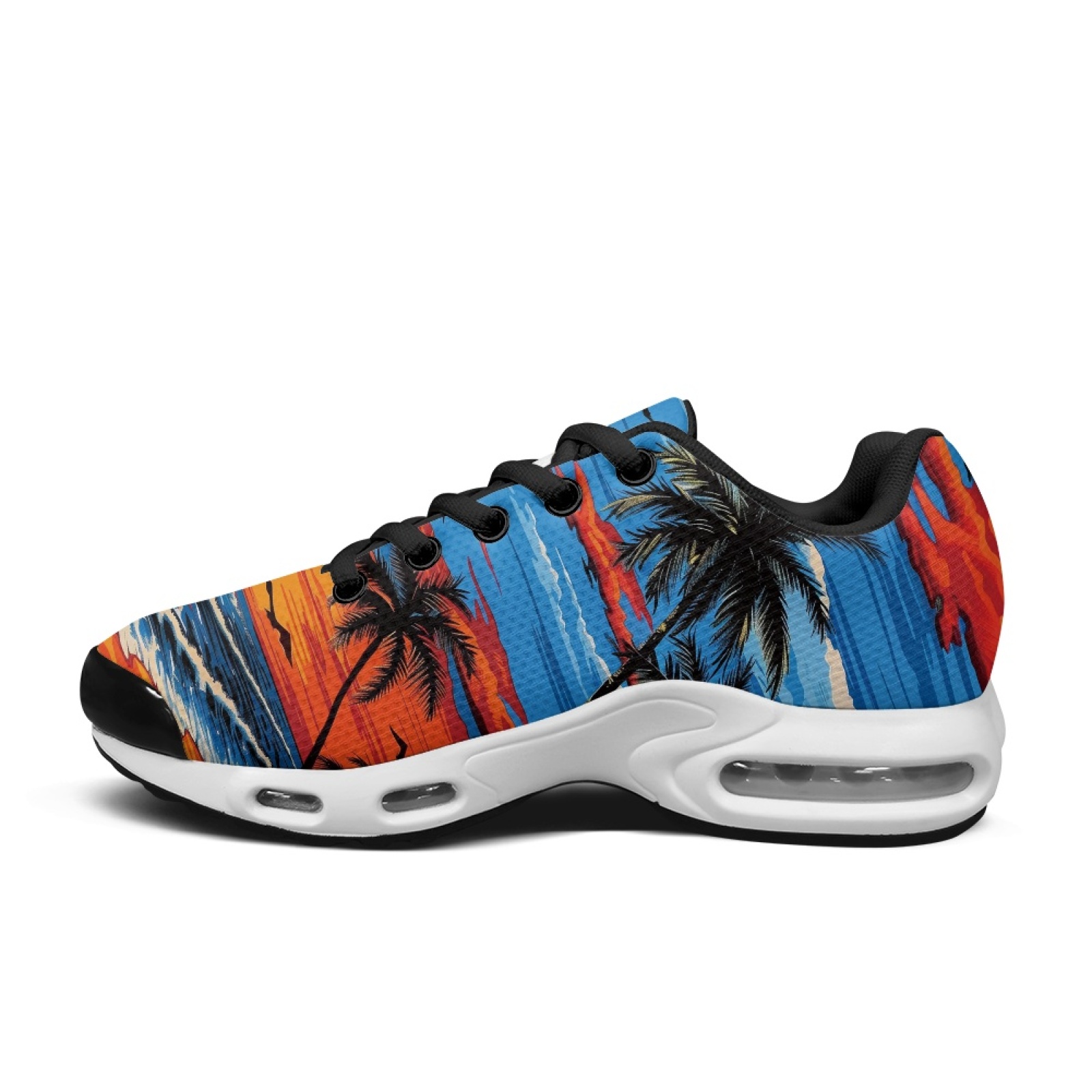 PENSTROLL Sunset Palm Trees El – Air Cushion Jogger Shoes Men recenzja i cena