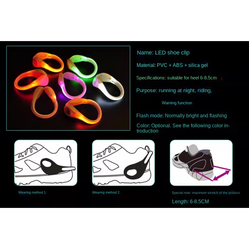 2024 Świecący klips do butów Ś – Reflective Night Running Shoes recenzja i cena