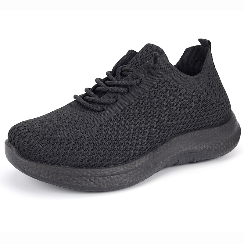 Letnie damskie oddychające but – Knit Fabric Lace Up Sneakers recenzja i cena