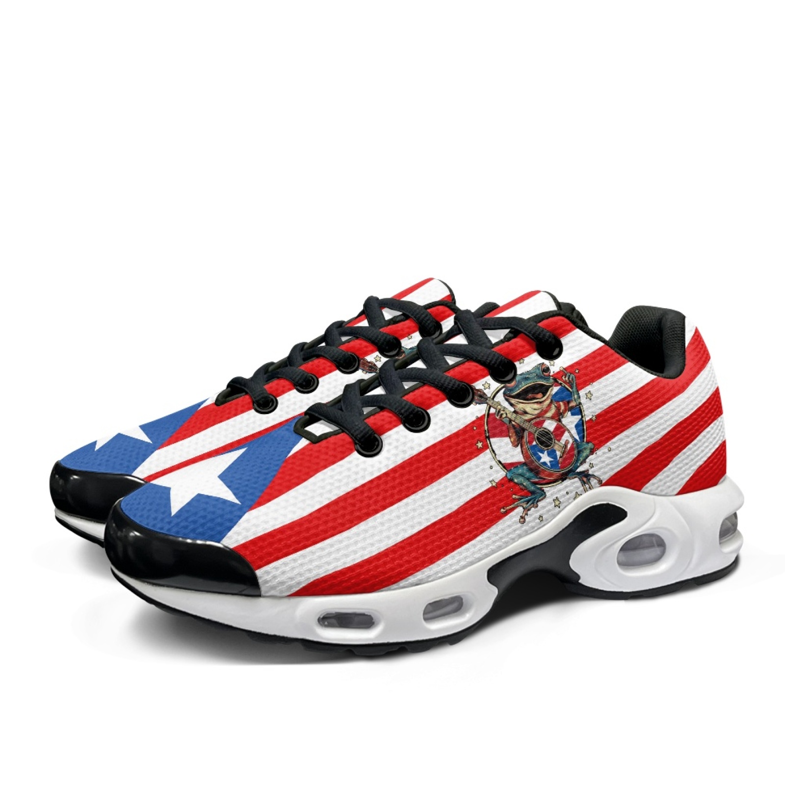 PENSTROLL Czerwono-Biało-Niebi – Air Cushion Jogger Shoes Men recenzja i cena